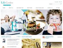 Tablet Screenshot of lifecenterthailand.com